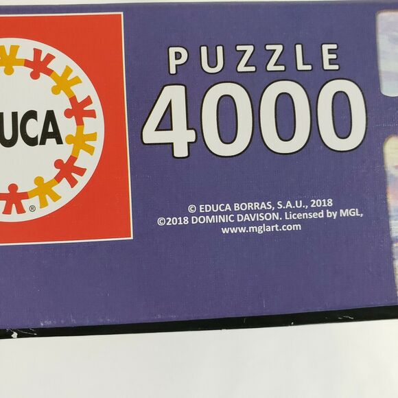 NEW! EDUCA JIGSAW PUZZLE 4000 PCS Lighthouse At Rock Bay DOMINIC DAVISON #17677 - Picture 5 of 8